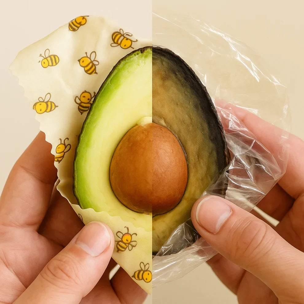 Reusable Beeswax Vegetable Wraps