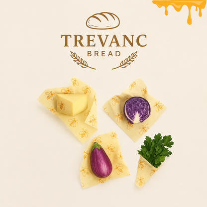 Reusable Beeswax Vegetable Wraps