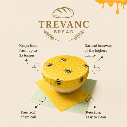 Reusable Beeswax Vegetable Wraps